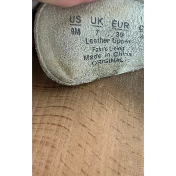 Vtg Dr. Scholl's Original Collection White Leather Slip-On Block Heel Sandals 9M