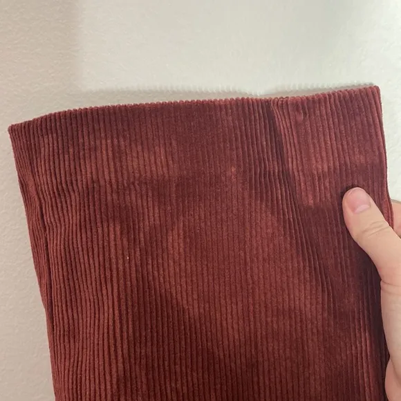 W by Worth burnt Sienna corduroy flare pants size X0 ( 00 )