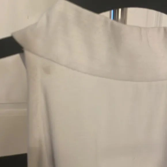 White Halter Swing Dress