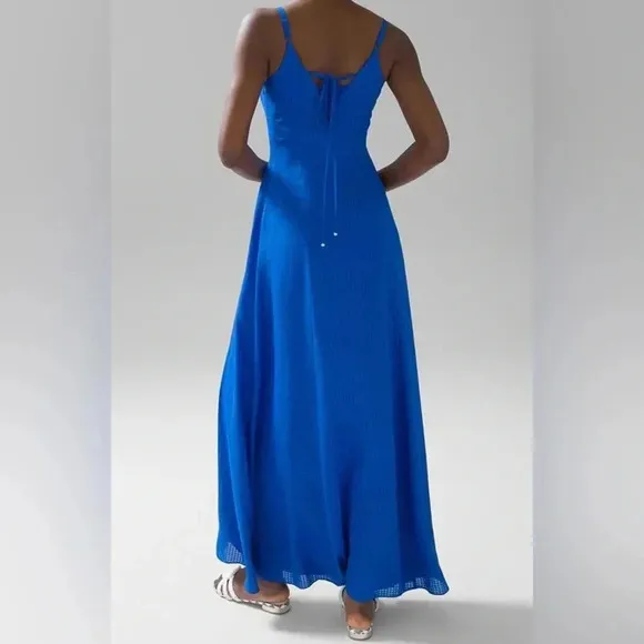 White House Black Market Royal blue plus size maxi dresss