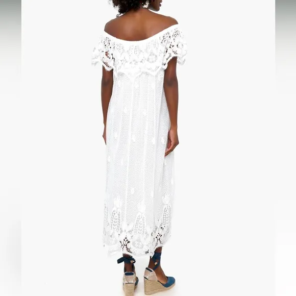 White Lace Avalon Maxi Dress