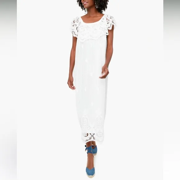 White Lace Avalon Maxi Dress