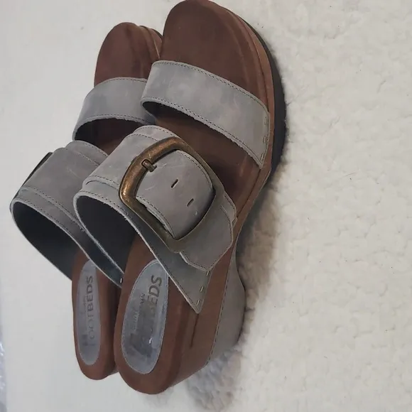 WHITE Mountain Footbeds Wedge Sandals, Size 9M