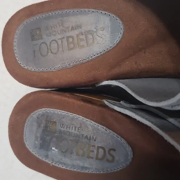 WHITE Mountain Footbeds Wedge Sandals, Size 9M