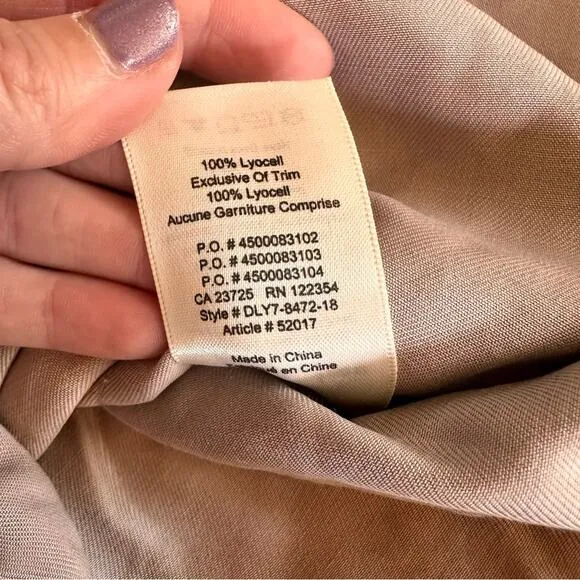 Wilfred Free Beatriz Romper Overalls – Gray – Size XS – EUC