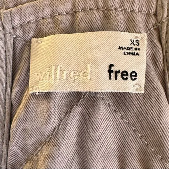 Wilfred Free Beatriz Romper Overalls – Gray – Size XS – EUC