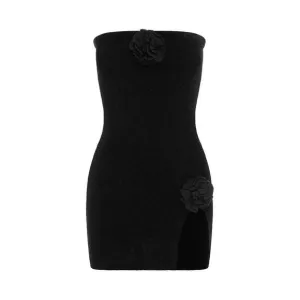 With Jean Mercer Dress Strapless - M - Black