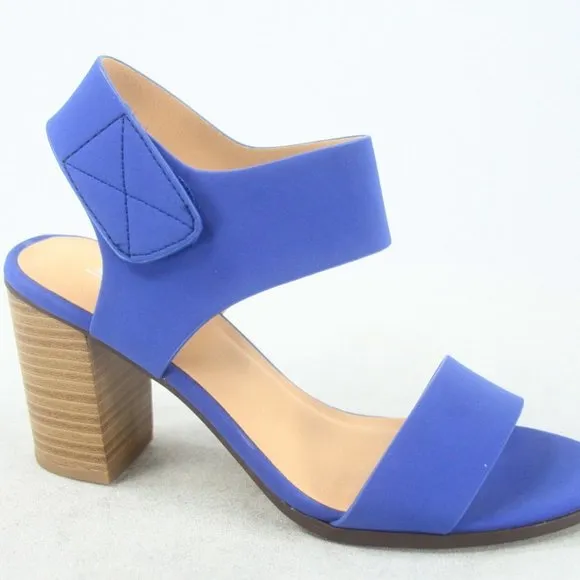 Women's Open Toe Chunky Heel Ankle Strap Dress Sandal
