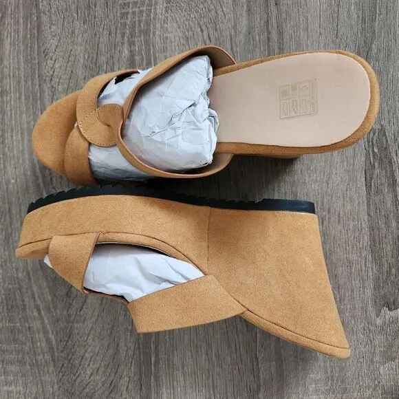 Womens SHOES Brown  Platform Sandals SIZE 36,5 New