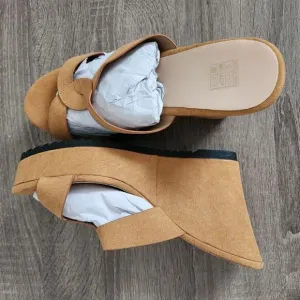 Womens SHOES Brown  Platform Sandals SIZE 36,5 New