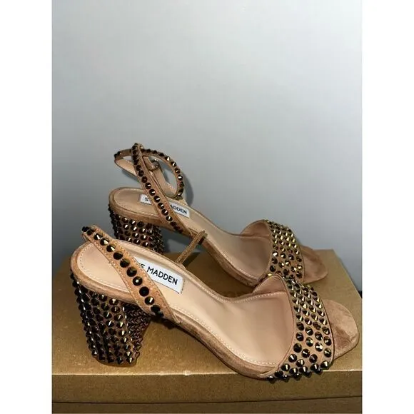 Women's Domini Embellished Two-Piece Ankle-Strap Sandals