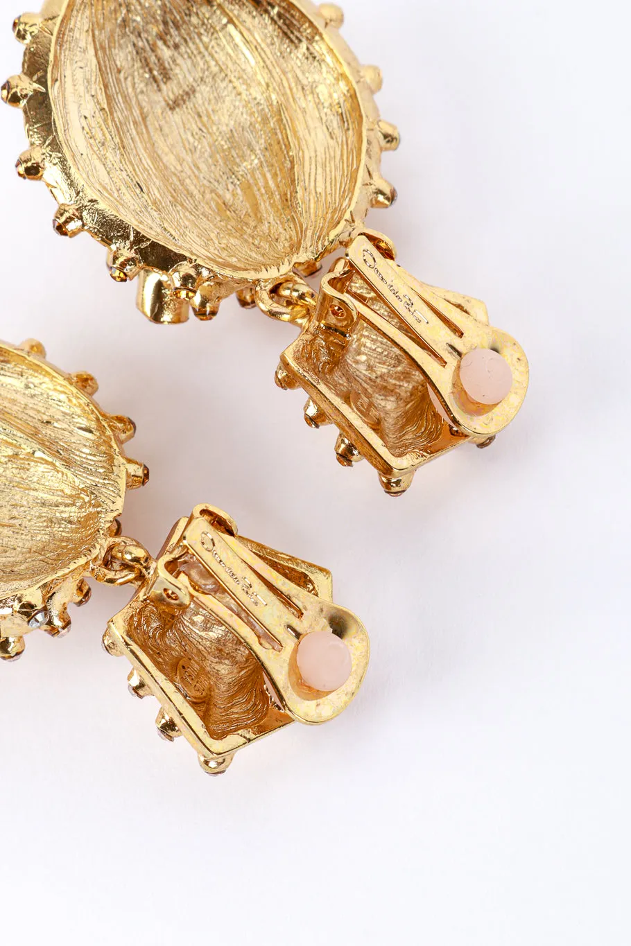Yellow Topaz Cactus Drop Earrings
