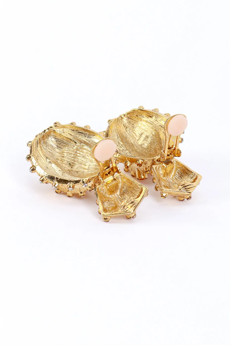 Yellow Topaz Cactus Drop Earrings