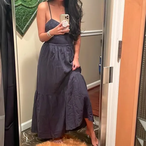 Young Fabulous &amp; Broke Skipper Sun Dress NWT Navy Blue