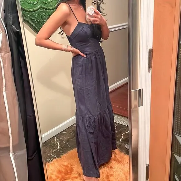 Young Fabulous &amp; Broke Skipper Sun Dress NWT Navy Blue