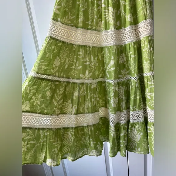 Z &amp; L Women’s Citron Maxi Skirt Green (Size S)