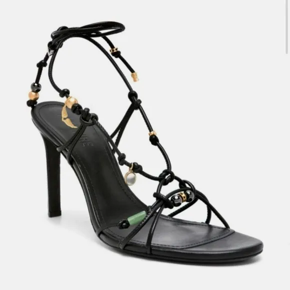 ZADIG &amp; VOLTAIRE 🖤Alana Sandals$598 Red leather heeled sandals NEW in Box !!