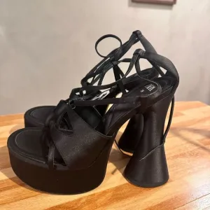 Zara platform straps sandals