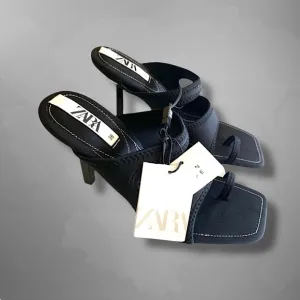 Zara sandals heels 7.5 new