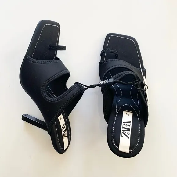 Zara sandals heels 7.5 new